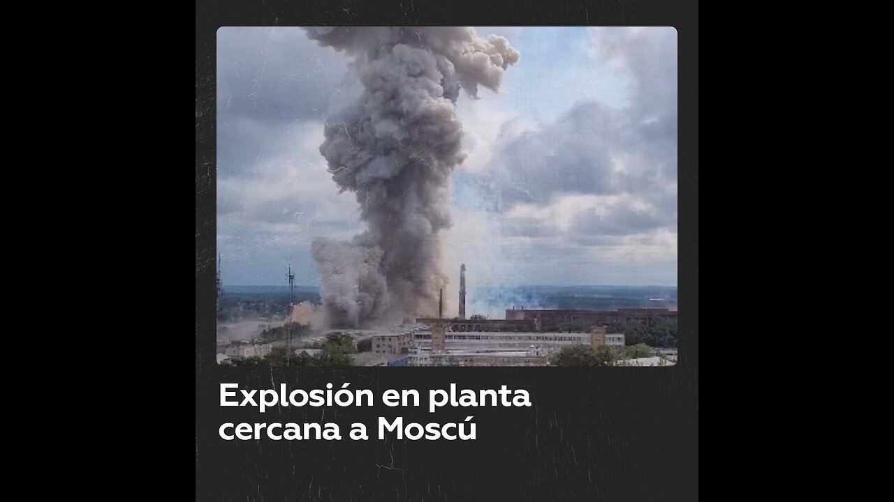 Explosión en una fábrica de Sérguiev Posad cerca de Moscú