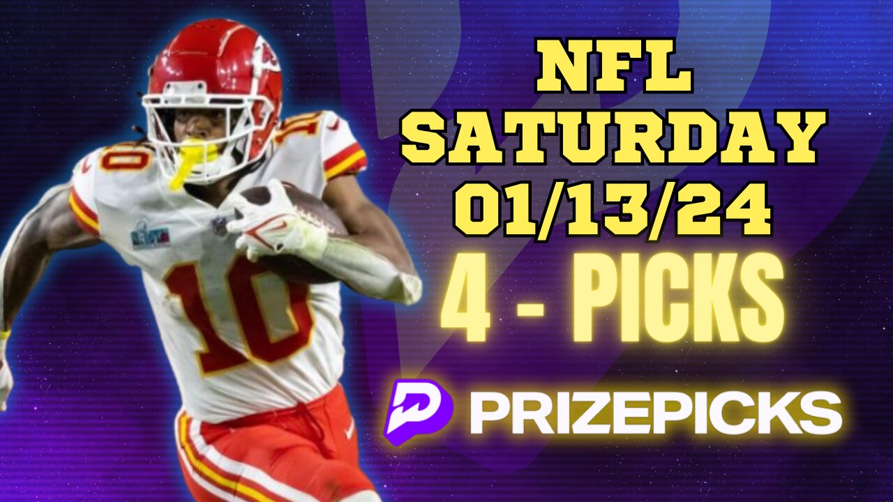 #PRIZEPICKS | BEST PICKS #NFL SATURDAY | 01/13/24 | PROP BETS | WILD CARD | #FOOTBALL | TODAY