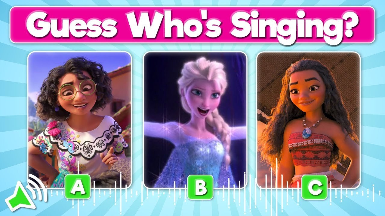 CAN YOU GUESS WHO IS SINGING? DISNEY QUIZ!