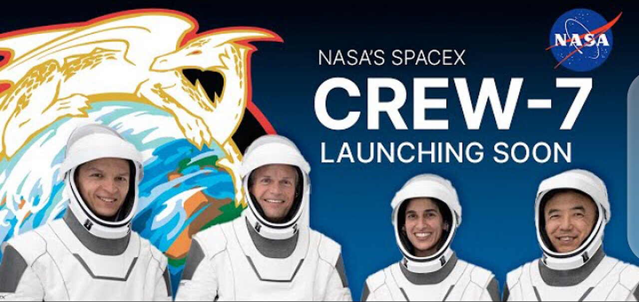 Nasa space-X Crew_7 launching Soon