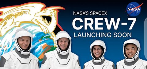 Nasa space-X Crew_7 launching Soon