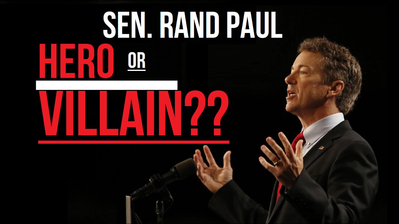 RAND PAUL HERO OR VILLAIN |SHERIFF MACK |SIMON PARKES TONIGHT|