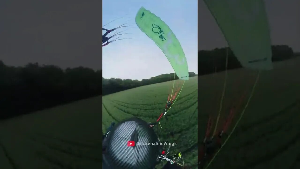 paramotor mini wing Low Carving!