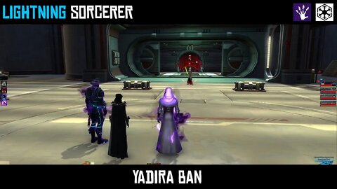 SWTOR DPS Lightning Sorcerer | PvE Gameplay | The Black Talon - Yadira Ban Boss Fight