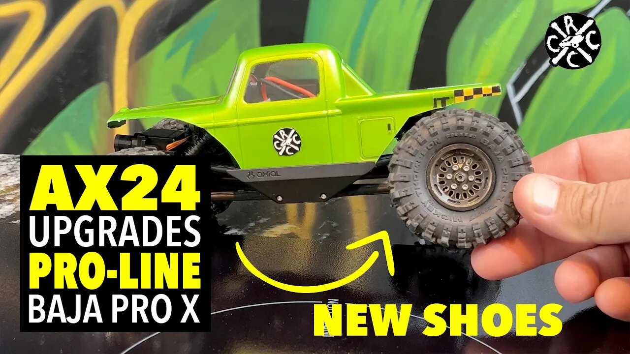 Axial AX24 Upgraded To Pro-line Baja Pro X Tires