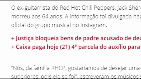 Ex-guitarrista do Red Hot Chili Peppers, Jack Sherman morre aos 64 anos