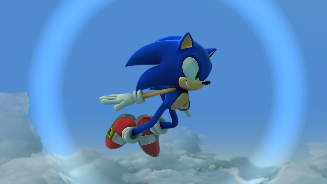 Sonic Uses His Real Speed..