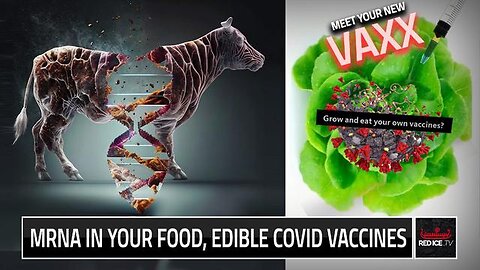 mRNA IN YOUR FOOD, EDIBLE COVID VACCINES