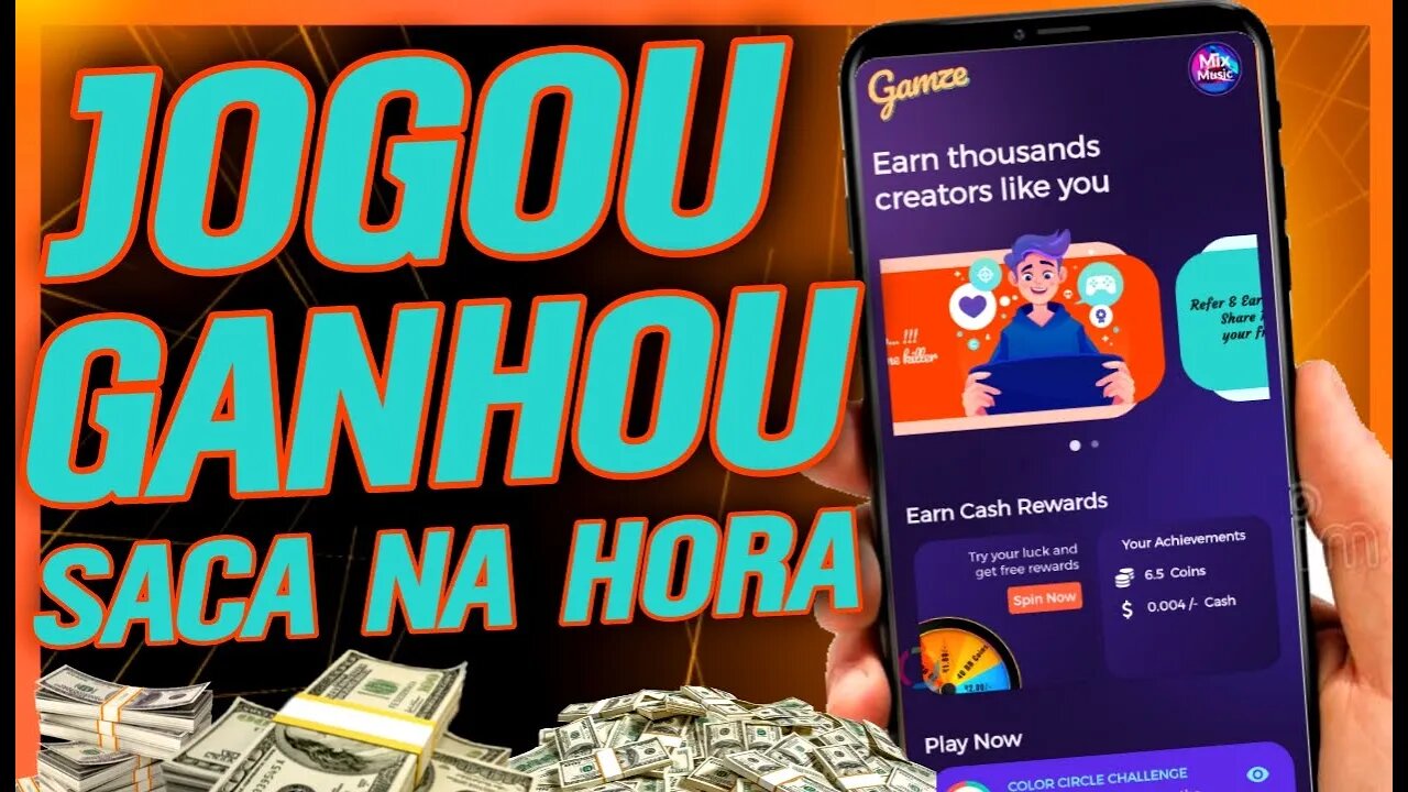 [LANÇAMENTO] GANHE DINHEIRO COM ESSE APLICATIVO NA HORA - GANHE DINHEIRO NA INTERNET