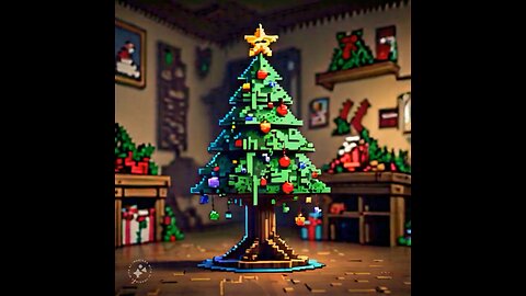 8 Bit Christmas Tree Gif 🎄