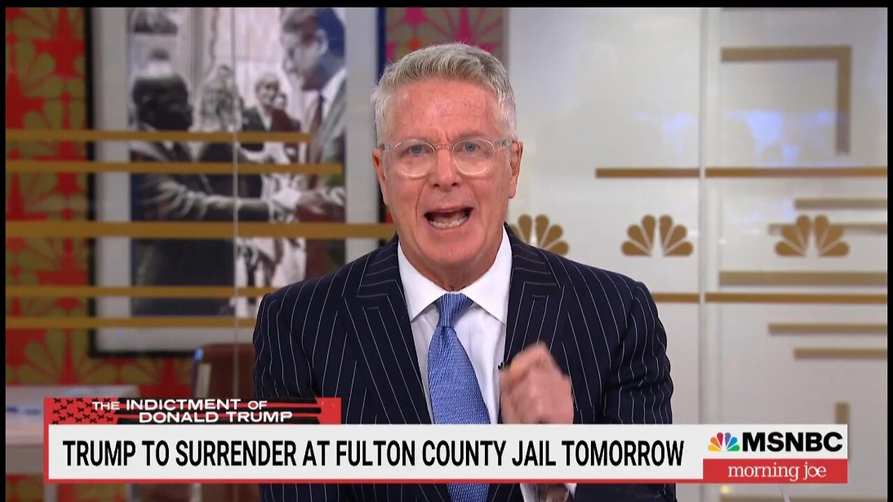 MSNBC Guest Gets Really Excited About A Possible Trump Mugshot