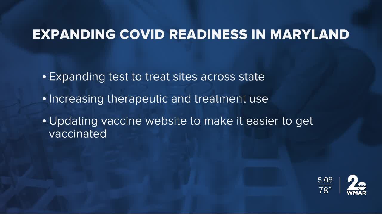 Gov. Hogan expands Covid readiness in Maryland