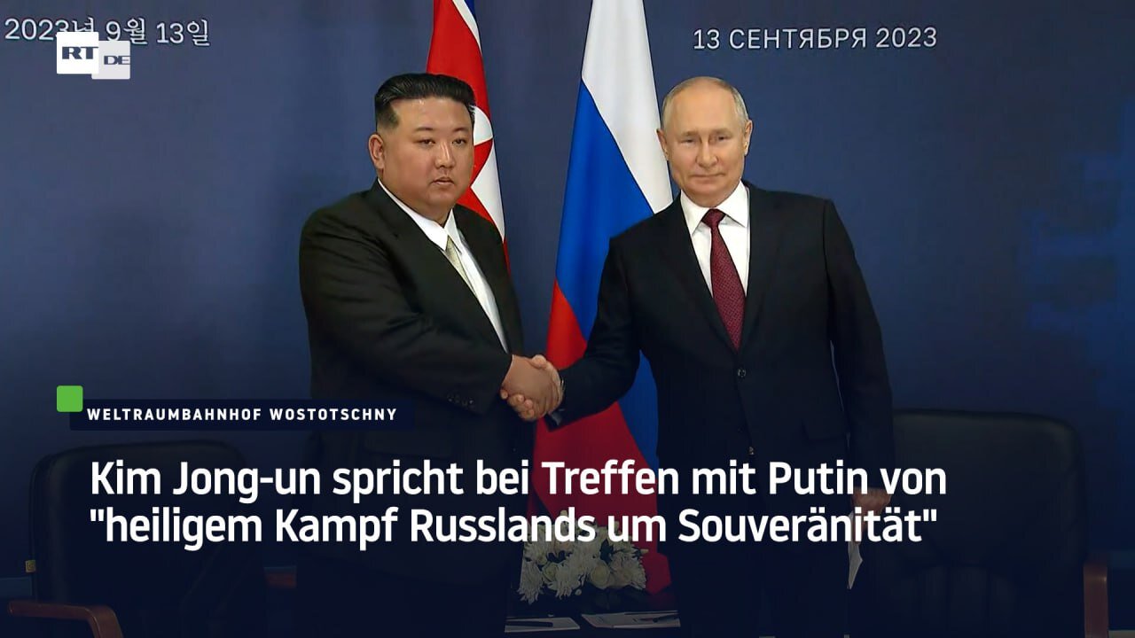 Kim Jong-Un zu Putin: Wir unterstützen Russlands Kampf gegen den Imperialismus