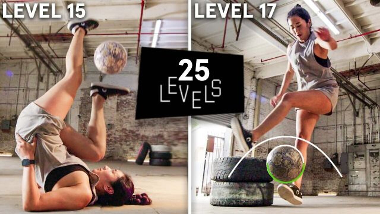 25 Levels of Freestyle Soccer: Easy to Complex | GiveFastLink ⚽🔥