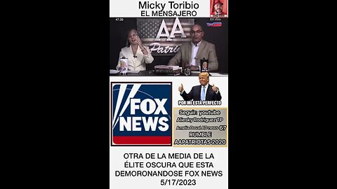 FOX NEWS OTRA MEDIA DE LA ELITE OSCURA QUE PIERDE SEGUIDORES Y SE ESTA DEBILITANDO