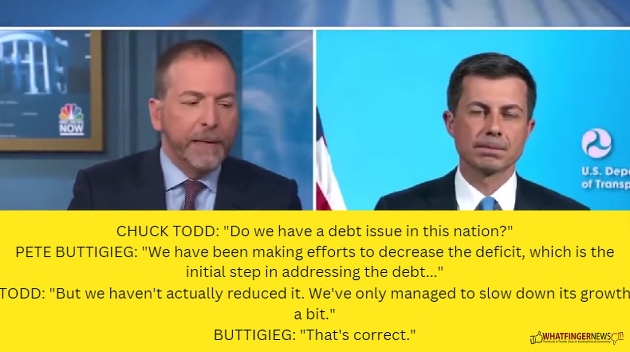 CHUCK TODD: "Do we have a debt issue in this nation?"