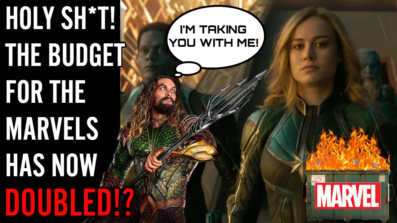 Aquaman 2 and The Marvels look to BOMB at the box office! Marvels director blames RACISM and SEXISM!