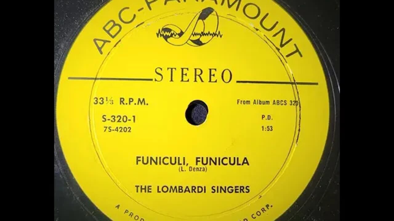 The Lombardi Singers - Funiculi, Funicula