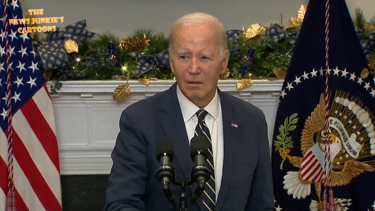 Plausible deniability: Biden says "it's a bunch of lies" and shuffles away.