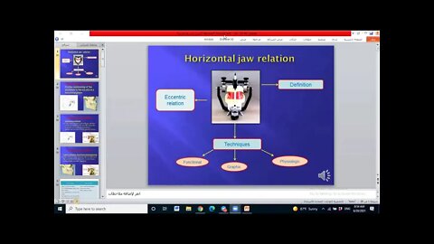 Prosthodontics L15 (Horizontal jaw relation)