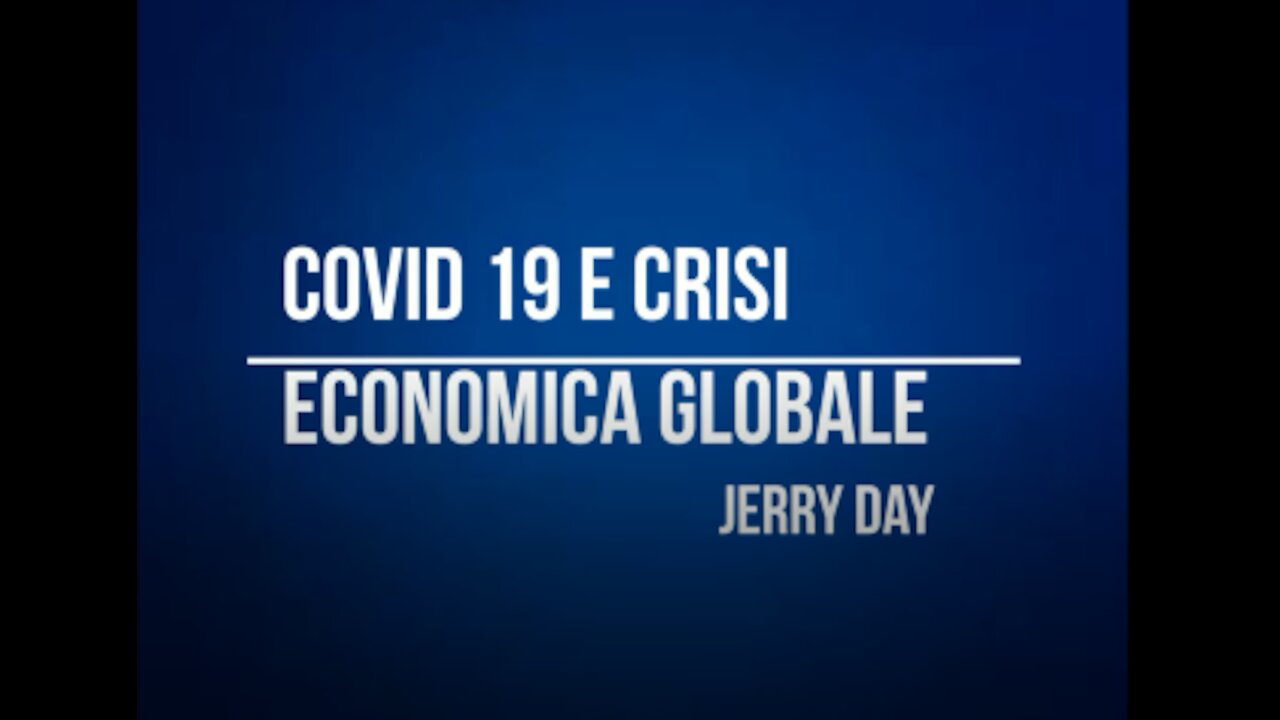 Covid 19 e la crisi economica