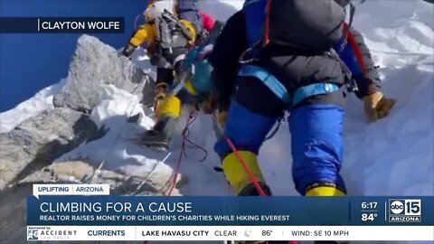 Scottsdale man hikes Mt. Everest to raise money for Arizona children