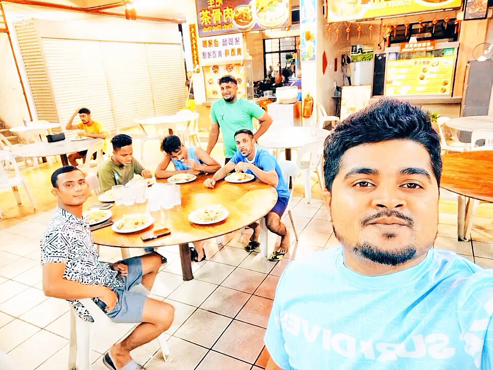 This is the first time I cooked Tehari in Malaysia and we all ate it together.