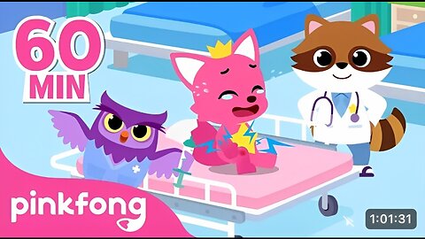 Pinkfong visits doctor|