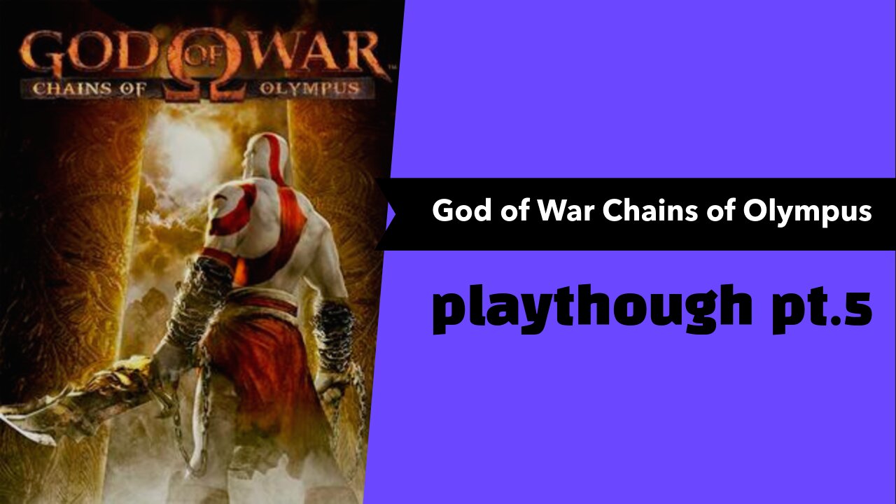 God of War Chains of Olympus pt.5