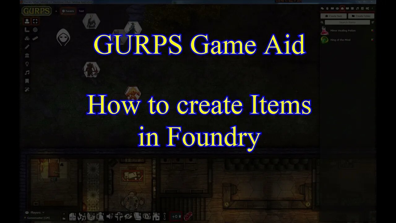 How to add Items in Foundry VTT