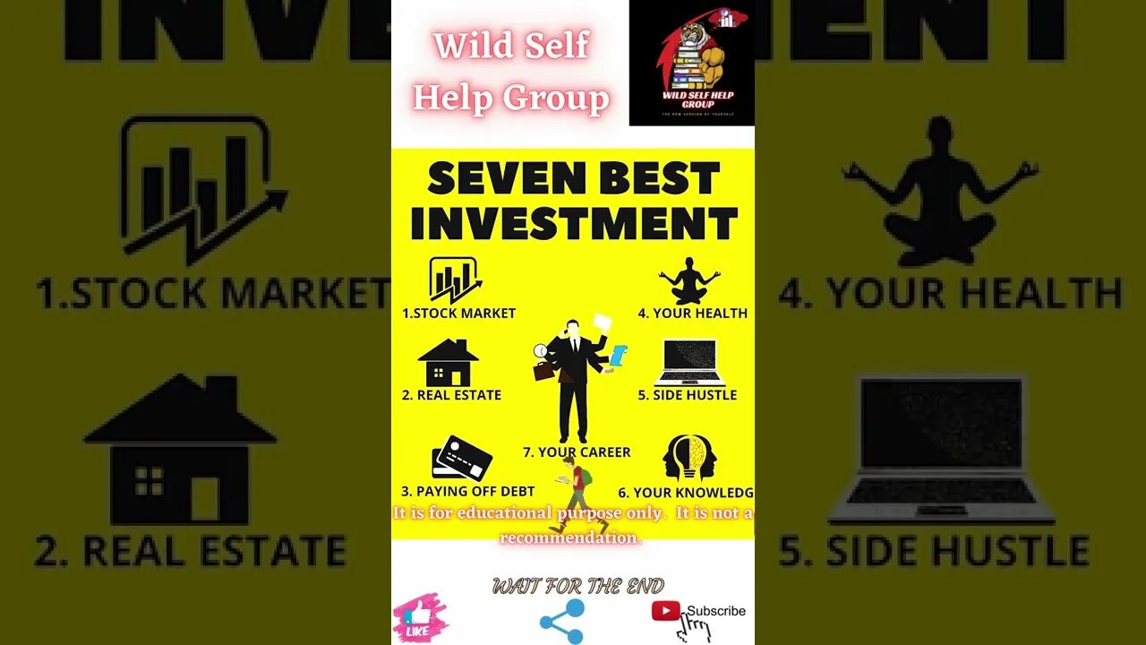 🔥Seven best investments🔥#shorts🔥#wildselfhelpgroup🔥22 June 2022🔥