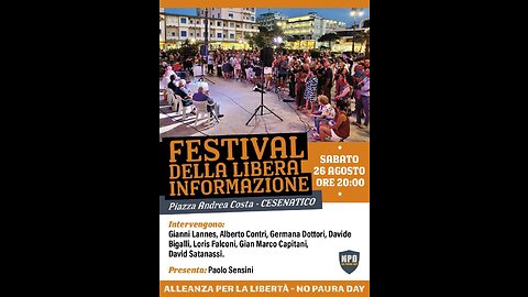 Cesenatico 26.08.2023 No Paura Day - Festival della libera informazione