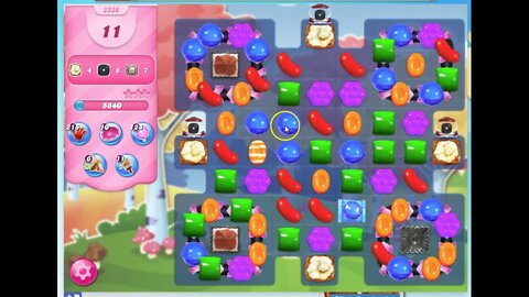 Candy Crush Level 2338 Audio Talkthrough, 1 Star 0 Boosters