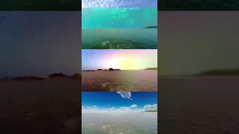 Sky swap while kayaking