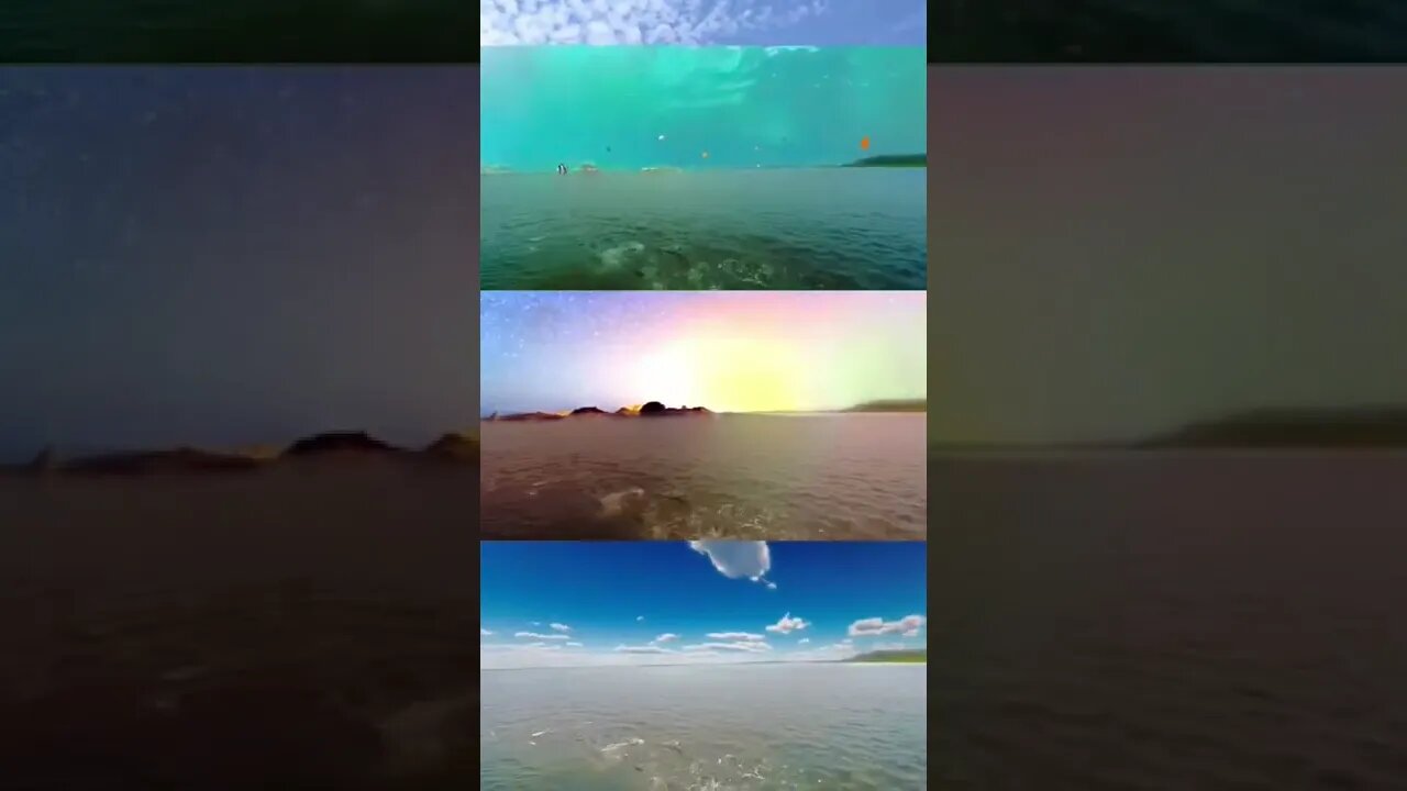 Sky swap while kayaking