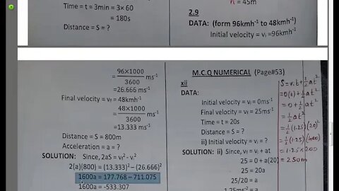 8th PHYSICS CH#2 Num 2 9+2 10