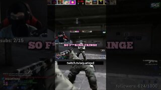 i found the angriest csgo lobby... #shorts