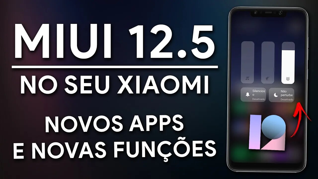 MIUI 12.5 NO SEU ANDROID! | NOVOS APPS E FUNÇÕES DA MIUI 12.5 NO SEU XIAOMI