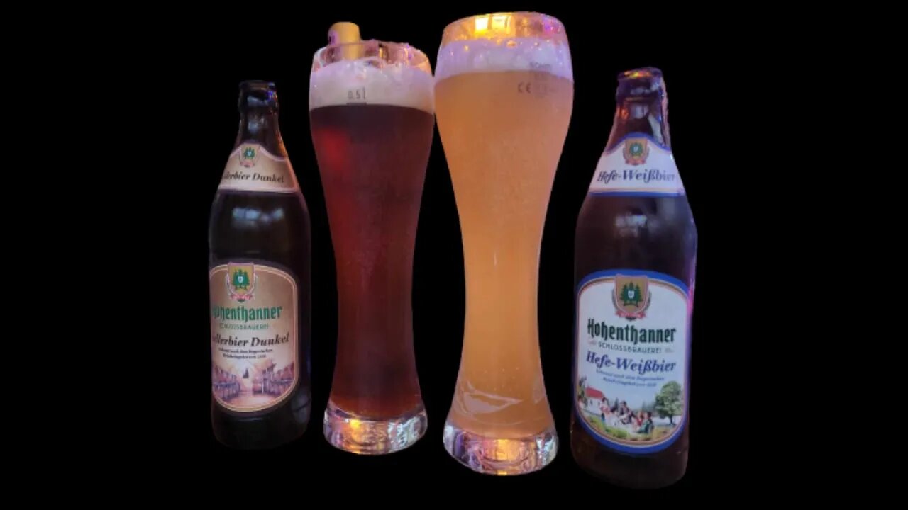 Weissbier new double Hohenthanner Hefe - Weißbier 5.6% ABV & Kellerbier Dunkel 5.7% ABV
