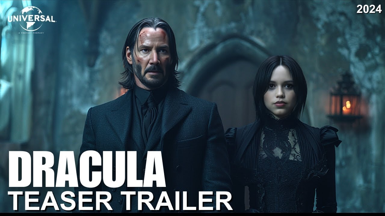 Dracula 2024 - FIRST TEASER TRAILER Keanu Reeves, Jenna Ortega Universal pictures Latest Update