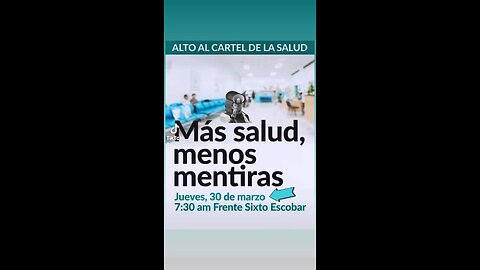 PROTESTA 30.MARZO.2023 ALTO AL CARTEL DE SALUD