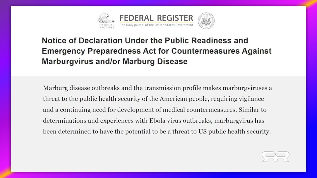 5G ACTIVATED MARBURG ZOMBIE EPIDEMIC? - BY REESEREPORT