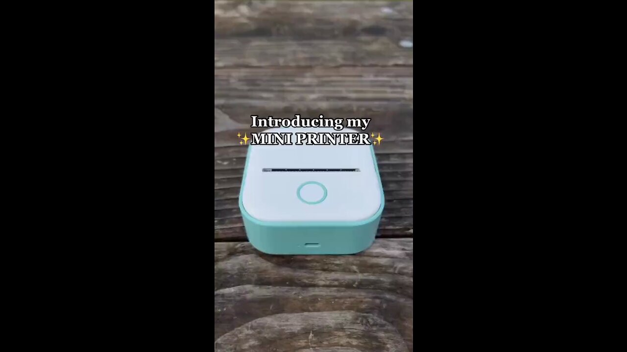 Mini Inkless Sticker Printer For Students✨