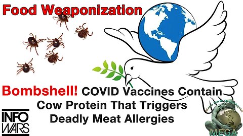 Bombshell! COVID Vaccines Contain Cow Protein That Triggers Deadly Meat Allergies