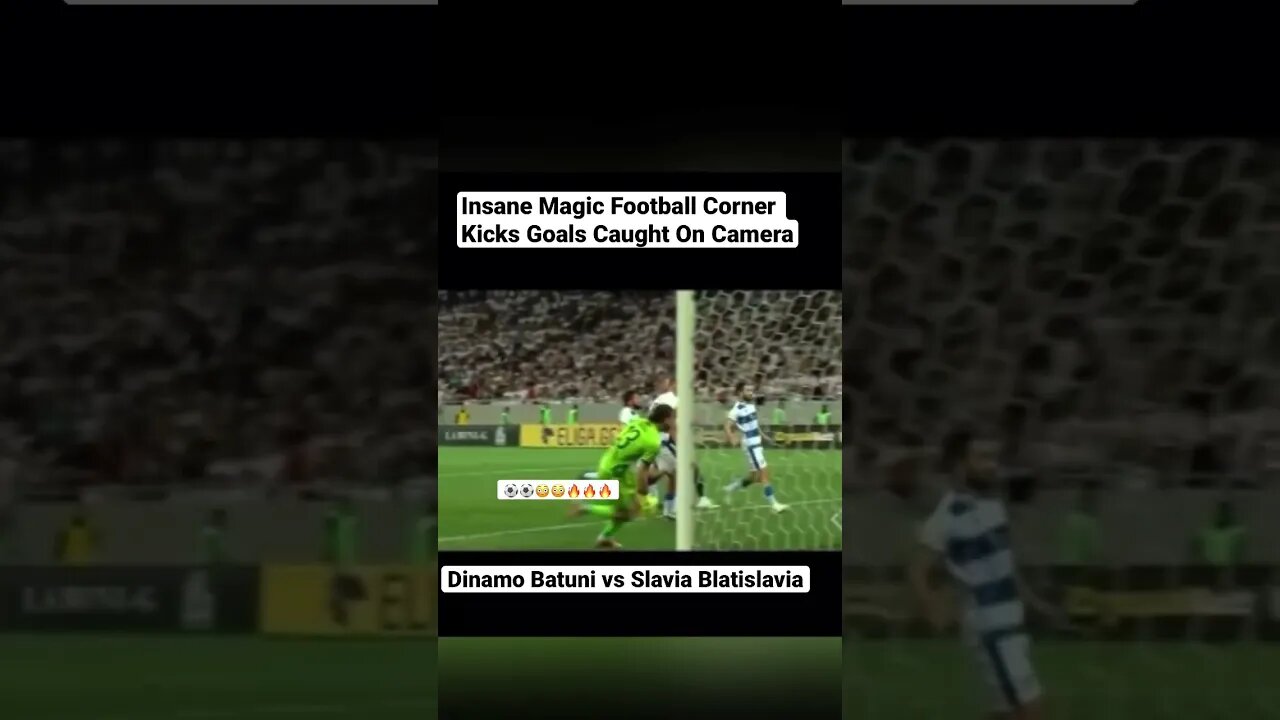 Insane Magic Football Corner Kicks Goals Caught On Camera #shorts #football #cornerkick #goals