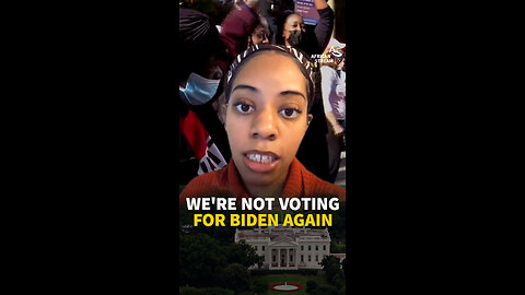 WE'RE NOT VOTING FOR BIDEN AGAIN