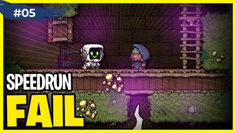 Spelunky 2 #5 - Desafio da Lua, Bioma Piscina Marítima, SpeedRun Fail | Gameplay PC em PT-BR