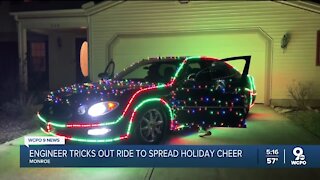 Ohio engineer tricks out ride to spread holiday cheer