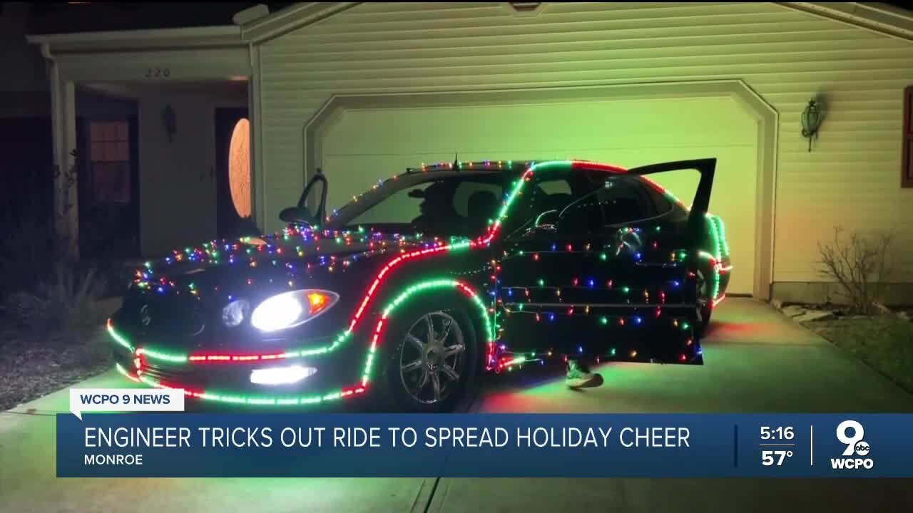 Ohio engineer tricks out ride to spread holiday cheer