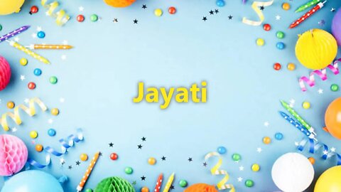Happy Birthday to Jayati - Birthday Wish From Birthday Bash
